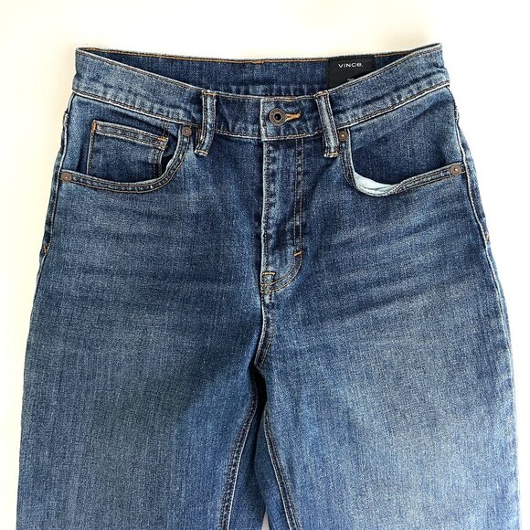 Vince Wide Leg Flare True Vintage Blue Size 26 - Picture 6 of 11